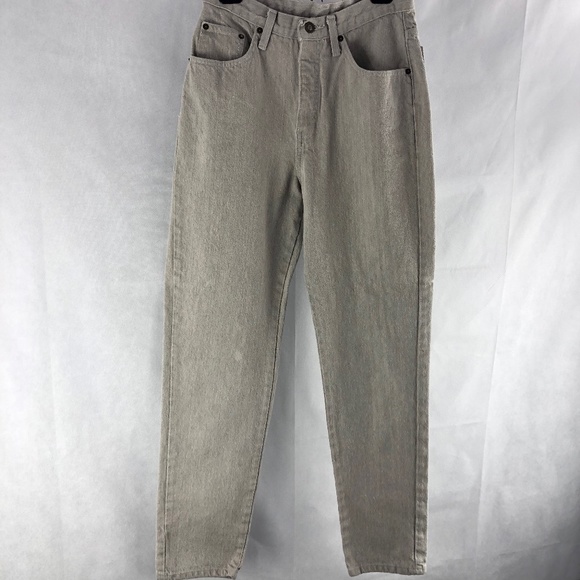 Express Denim - Express Gray VINTAGE MOM Tapered Tall Jeans 9 / 10